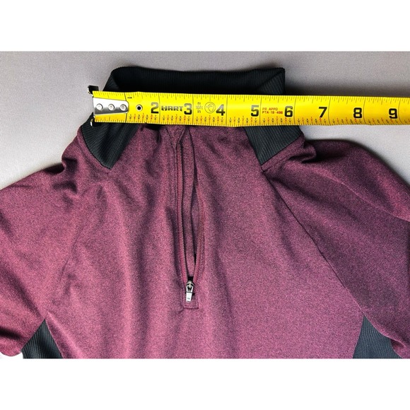 REI Women's S Dark Burgundy Athletic‎ 1/4 Zip Pullover - Picture 5 of 14